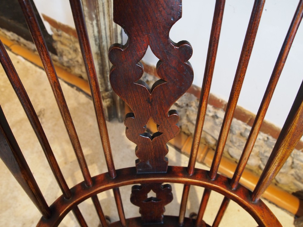 Chair stunning Victorian Windsor Ash & Elm armchair c1840 View XIII