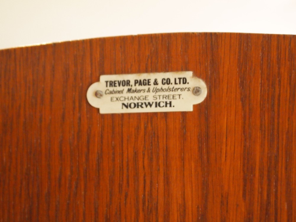 Bedroom Suite Limed Oak Manner of Heals Trevor Page Norwich c1920 View V
