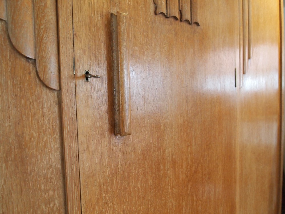 Bedroom Suite Limed Oak Manner of Heals Trevor Page Norwich c1920 View VI