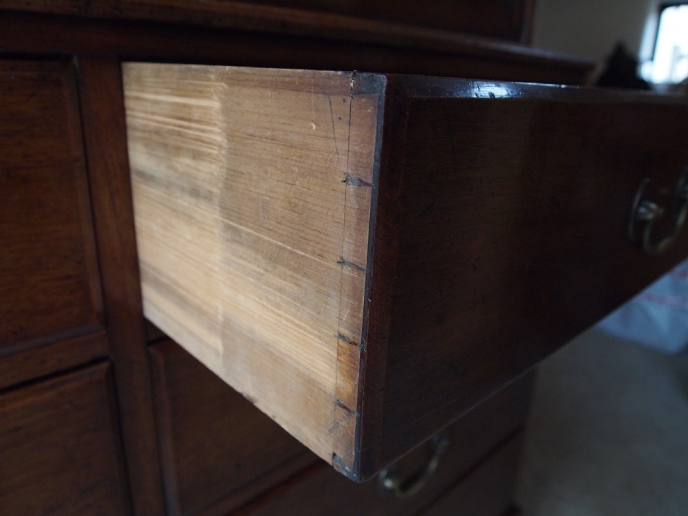 Bookcase apothecary display Rare George III Mahogany shop c1790 View VI