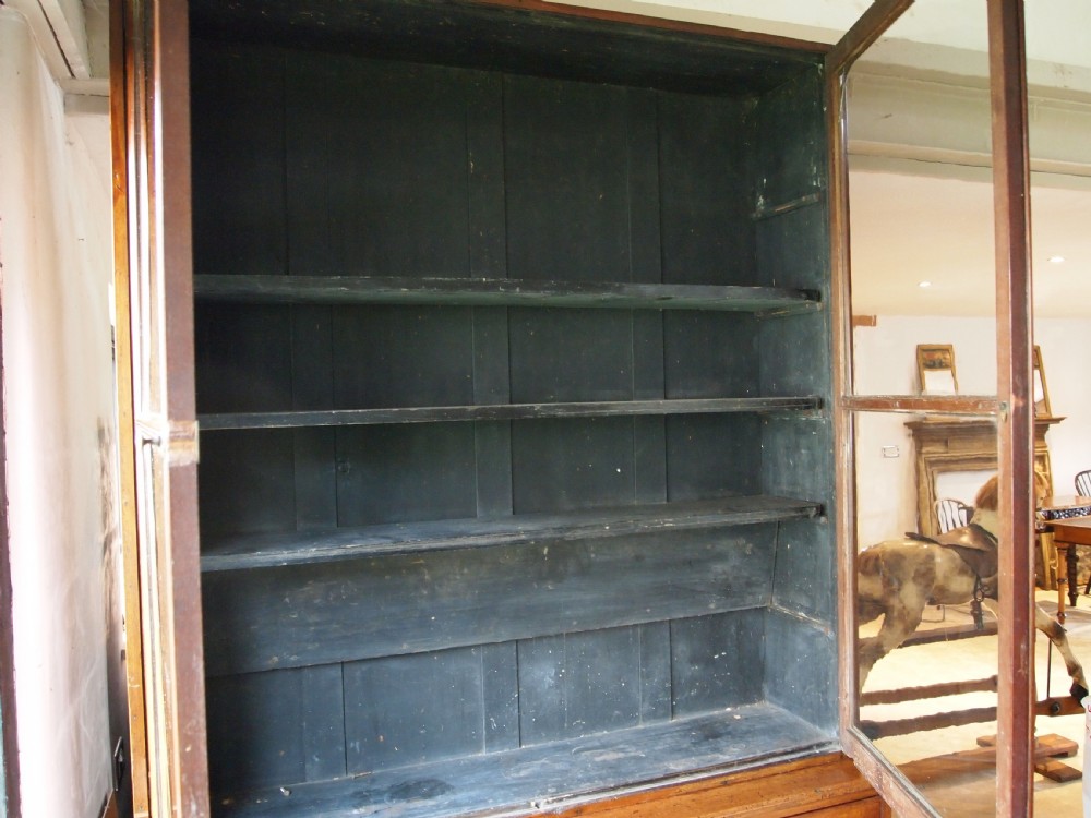 Bookcase apothecary display Rare George III Mahogany shop c1790 View IX