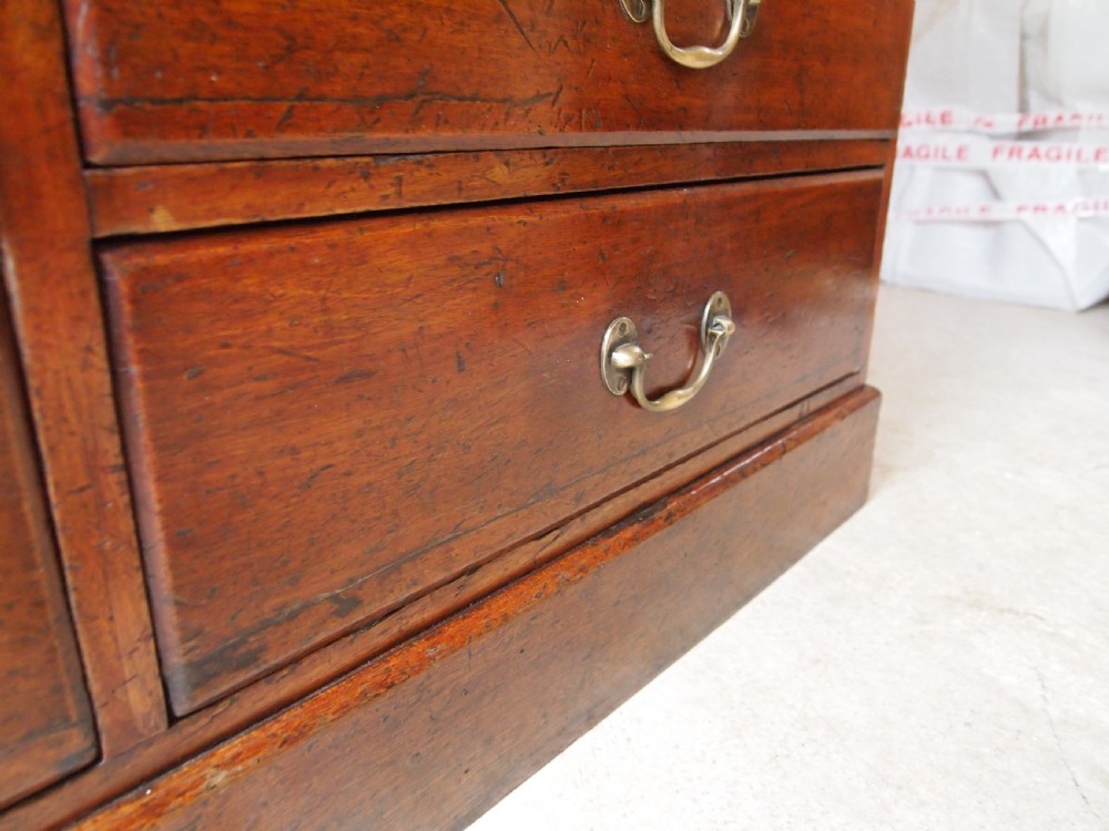 Bookcase apothecary display Rare George III Mahogany shop c1790 View X