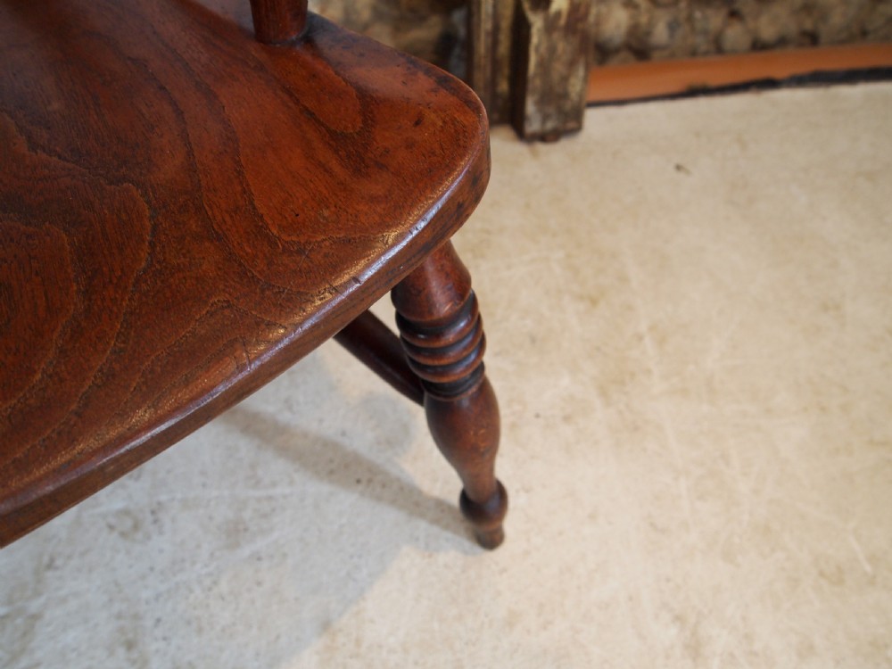 Chair Windsor Grandfather chair Victorian Beech and Elm c1870 View IV