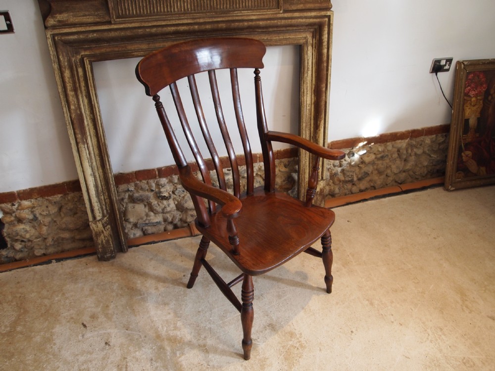 Chair Windsor Grandfather chair Victorian Beech and Elm c1870 View VI