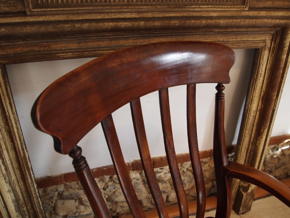Chair Windsor Grandfather chair Victorian Beech and Elm c1870 View VII