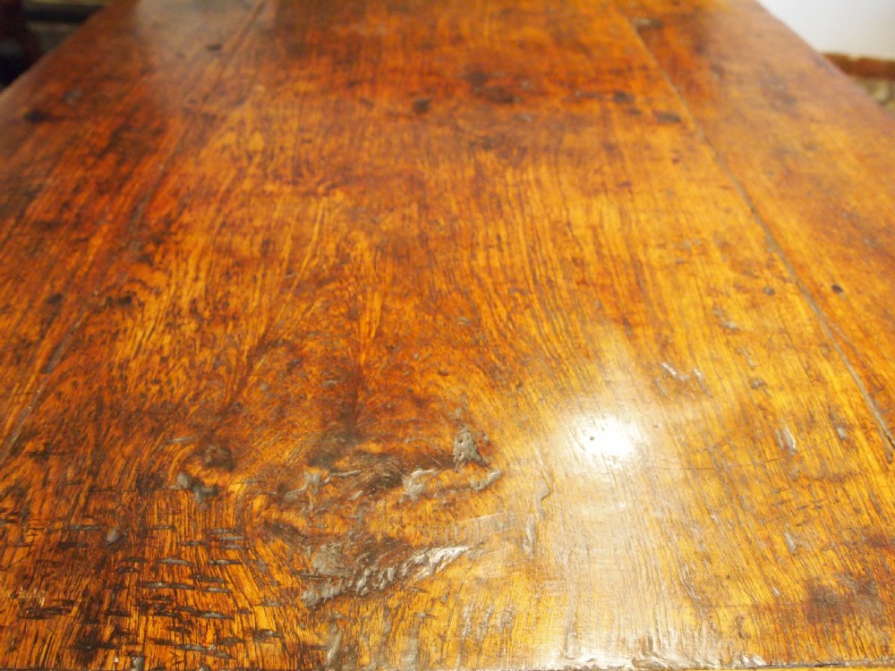 Table rare stunning French Chestnut refectory farmhouse dining c1840 View VIII