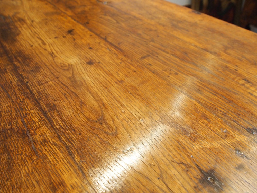 Table Refectory Farmhouse French Oak and Elm Victorian c1880 View VII