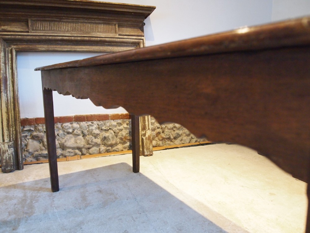 Table Refectory Farmhouse French Oak and Elm Victorian c1880 View IX