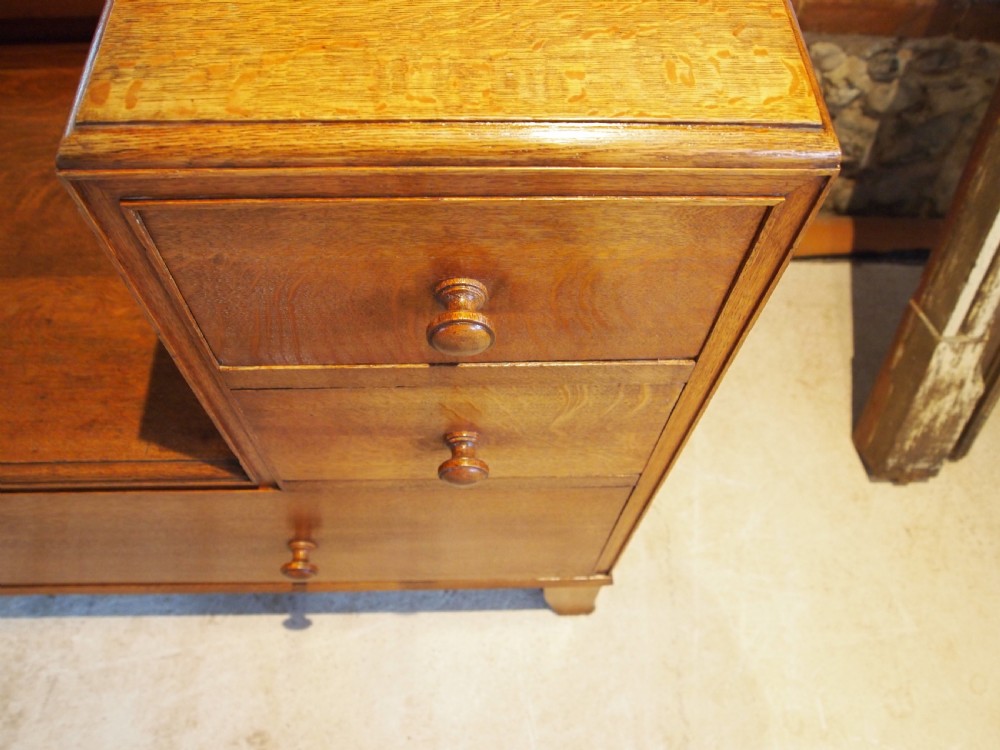 Dressing table with drawers Heals Oak Cotswold school c1930 View VIII