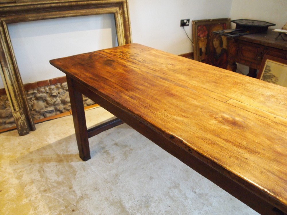 Table stunning French George III period Beech refectory farmhouse c1800 View IX