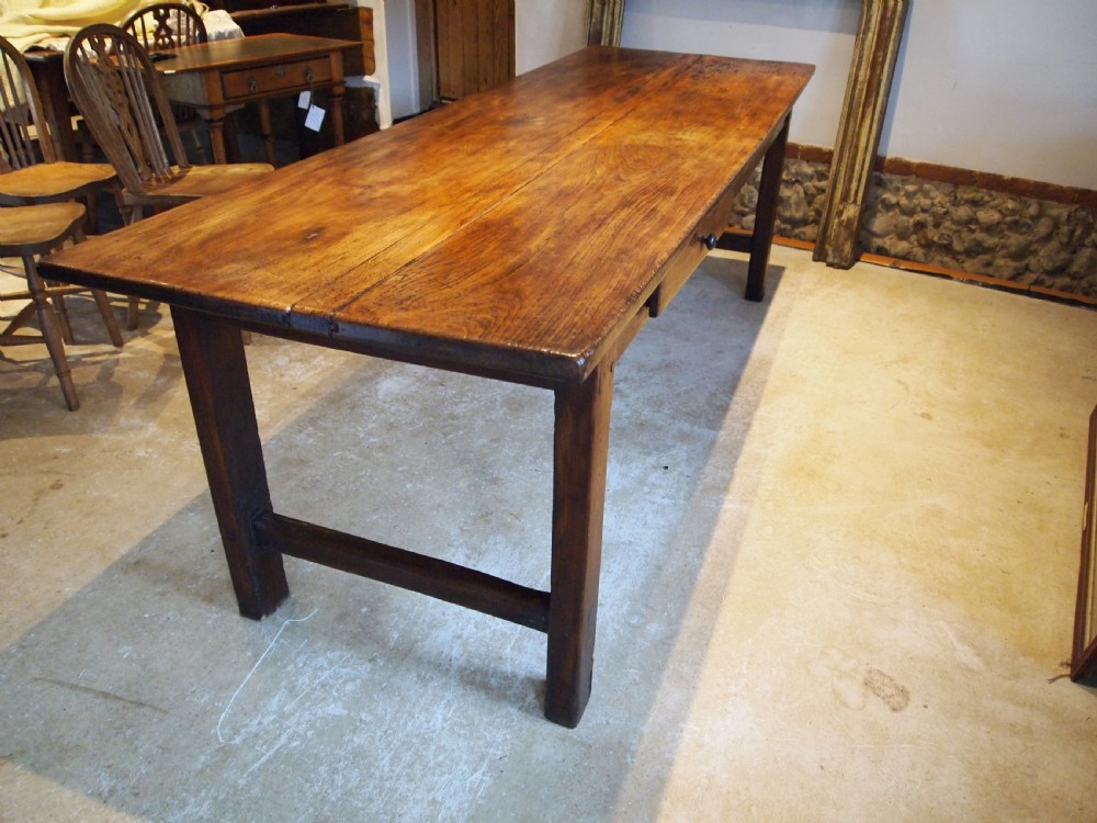 Table stunning French George III period Beech refectory farmhouse c1800 View XII