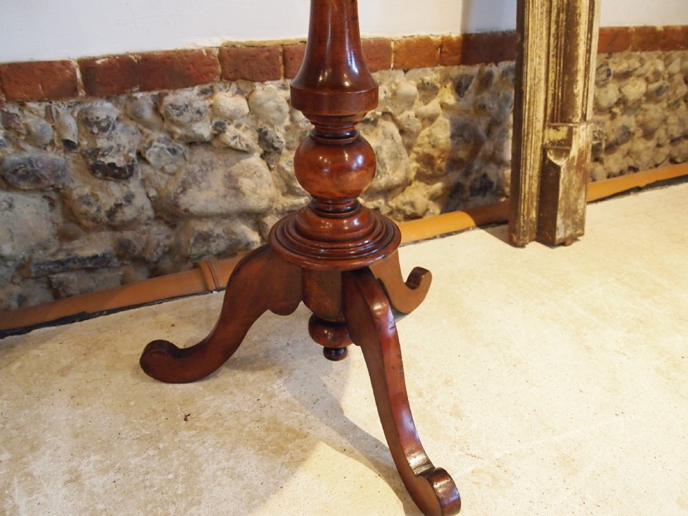 Table breath taking French hall wine lamp inlaid Marquetry table c1840 View IV