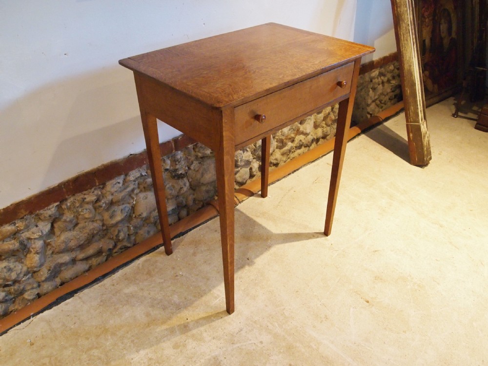 Table arts and crafts Heals Cotswold school Quarter swan Oak c1930