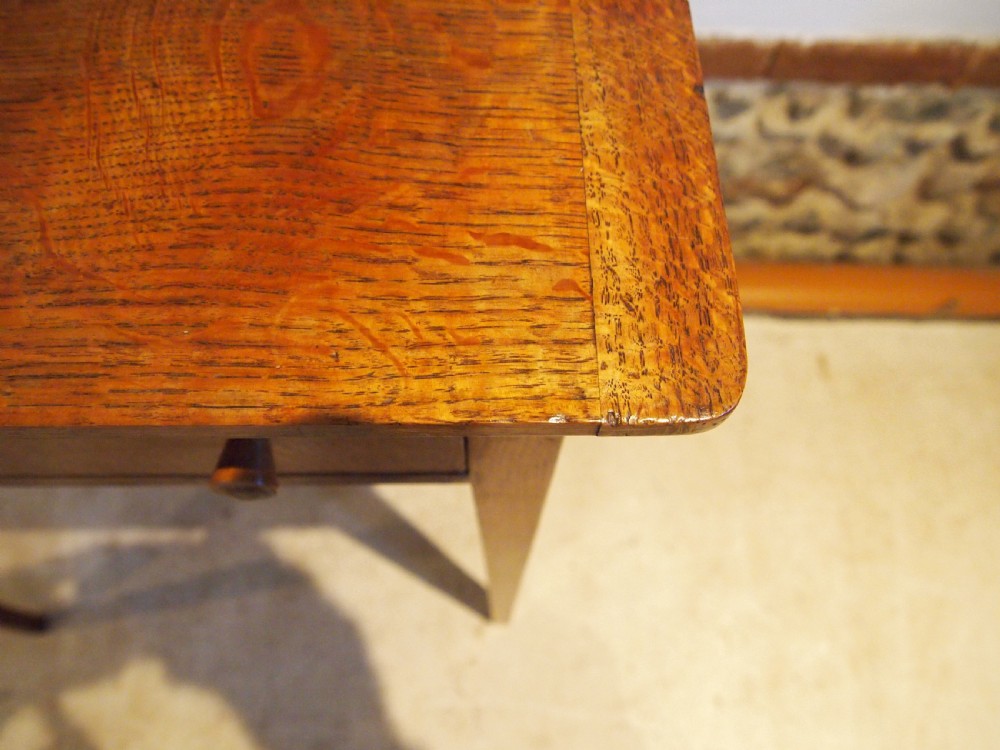 Table arts and crafts Heals Cotswold school Quarter swan Oak c1930 View III