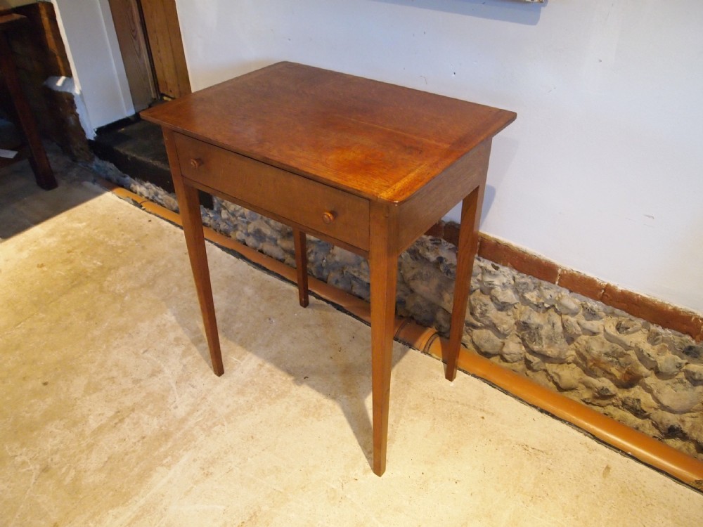 Table arts and crafts Heals Cotswold school Quarter swan Oak c1930 View VII