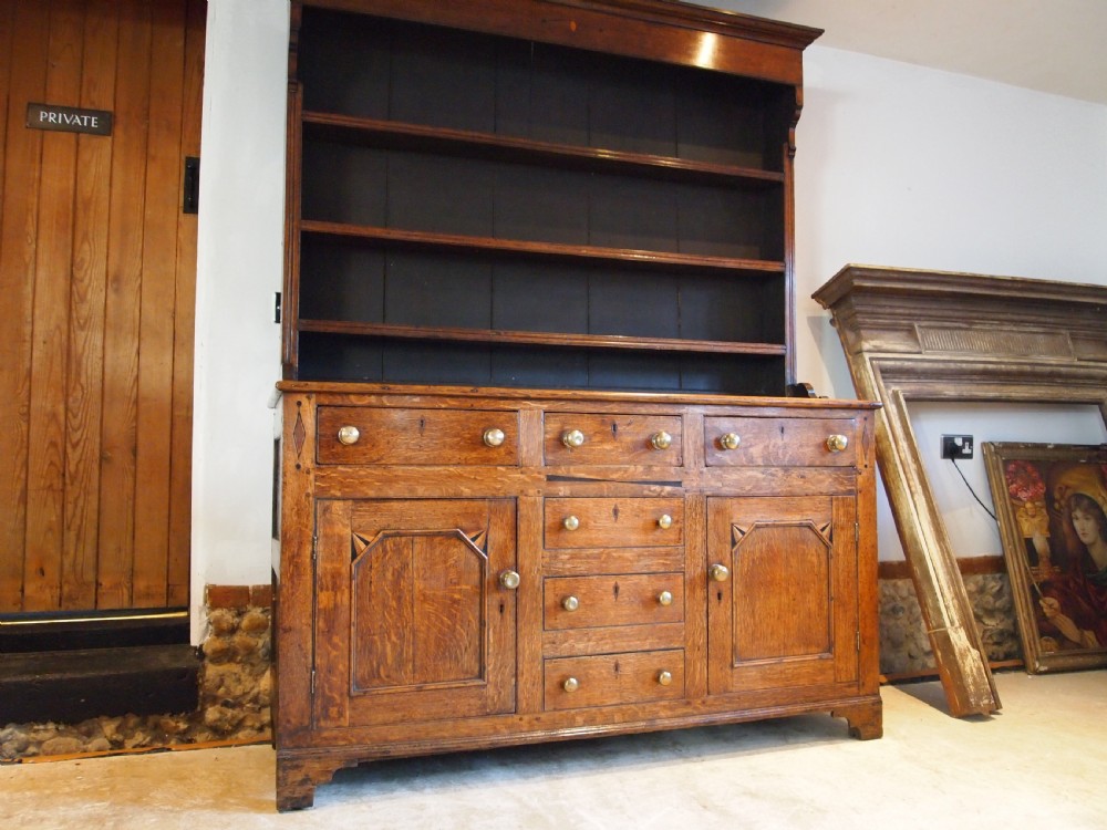 Dresser wonderful North Wales Welsh Oak Caernarfonshire c1780 View V
