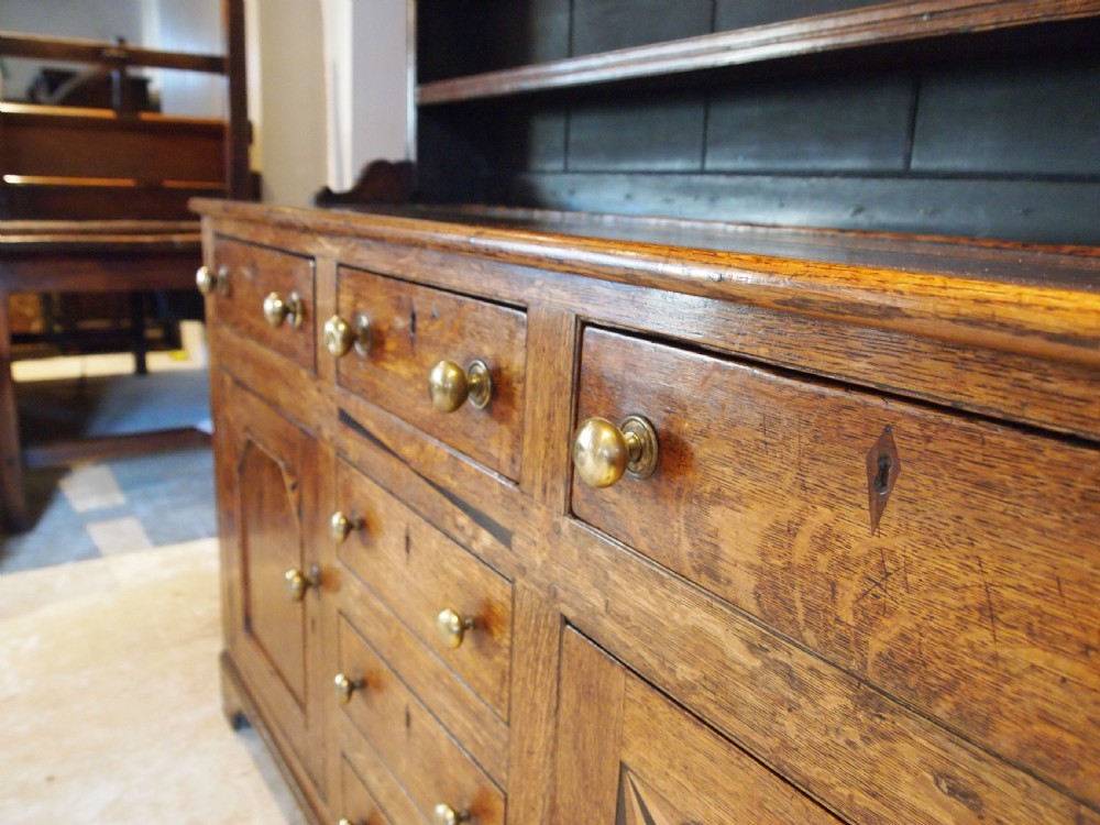 Dresser wonderful North Wales Welsh Oak Caernarfonshire c1780 View VIII