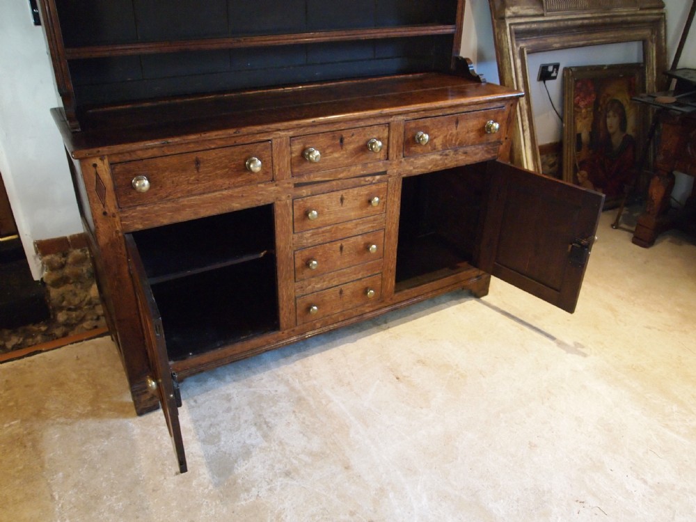 Dresser wonderful North Wales Welsh Oak Caernarfonshire c1780 View X