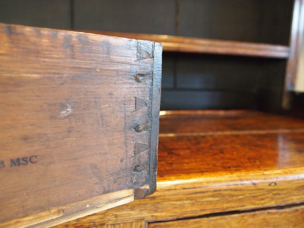 Dresser wonderful North Wales Welsh Oak Caernarfonshire c1780 View XII