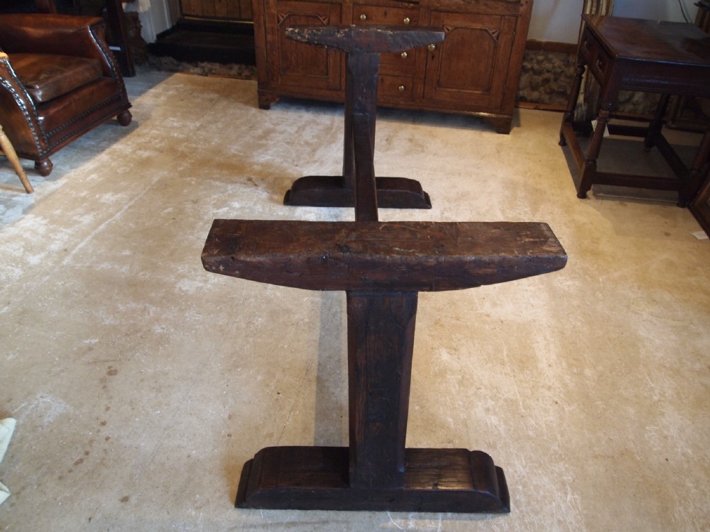 Table French refectory farmhouse Elm George III c1780 View VII