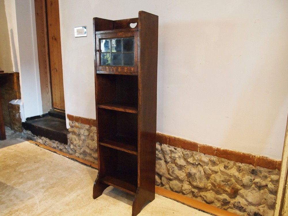 Bookcase Arts and Crafts Oak Liberty London c1900 View II
