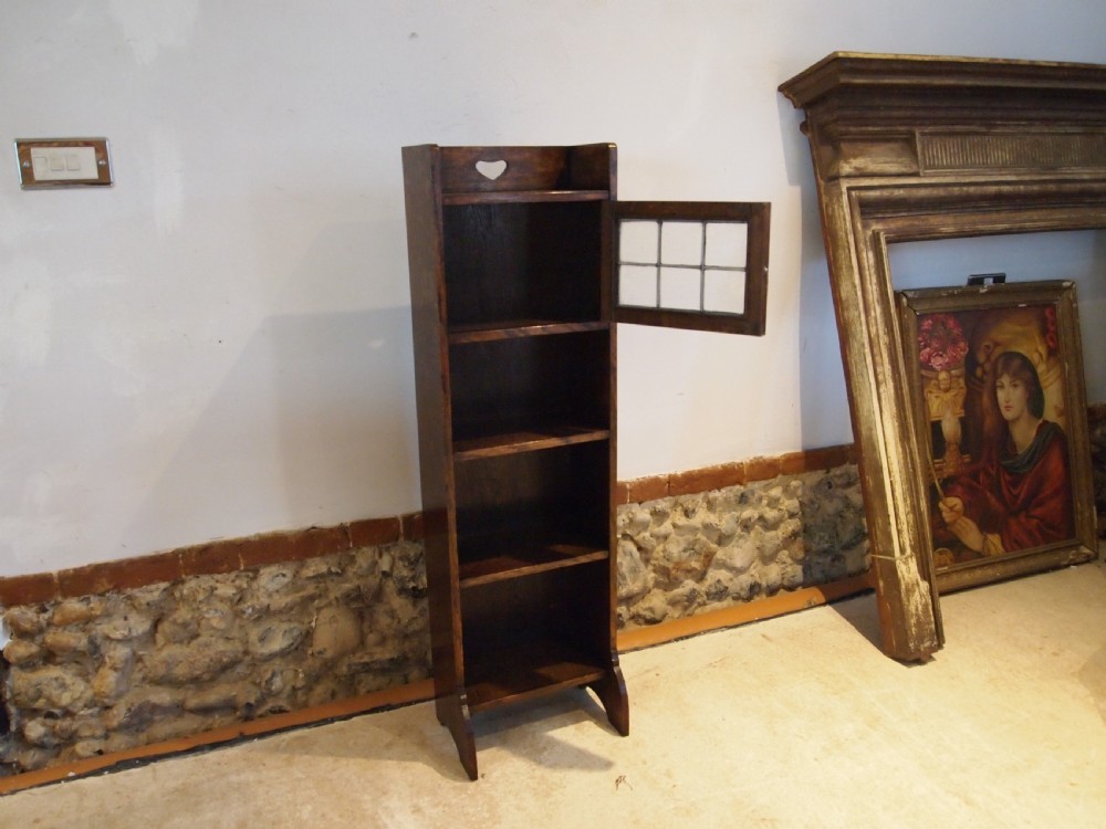 Bookcase Arts and Crafts Oak Liberty London c1900 View III