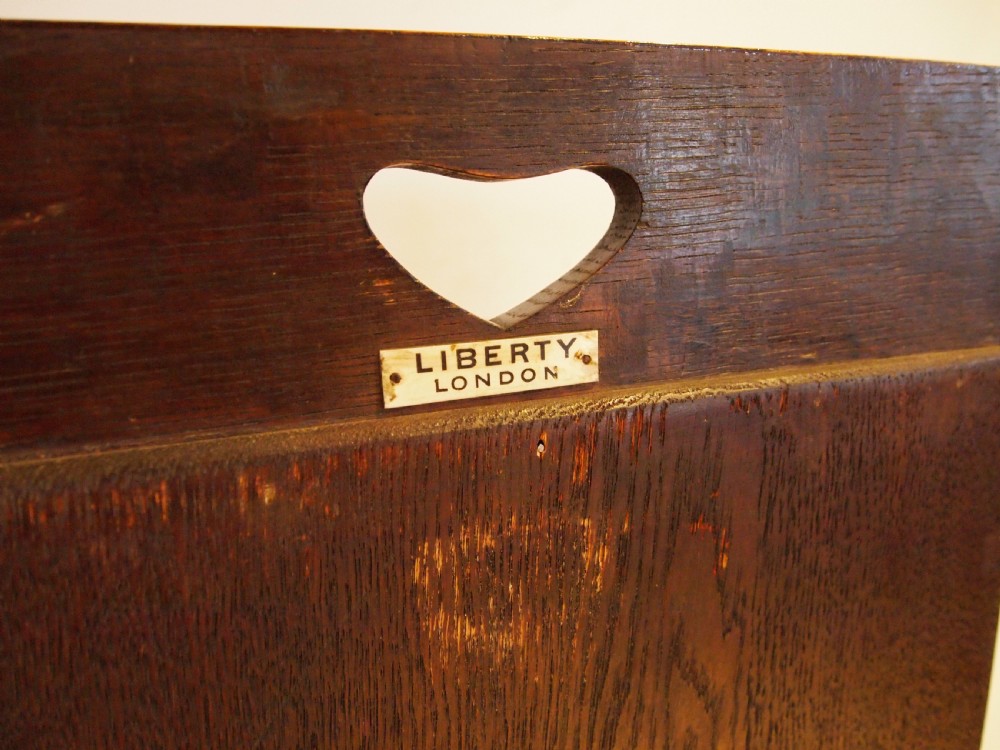 Bookcase Arts and Crafts Oak Liberty London c1900 View IV