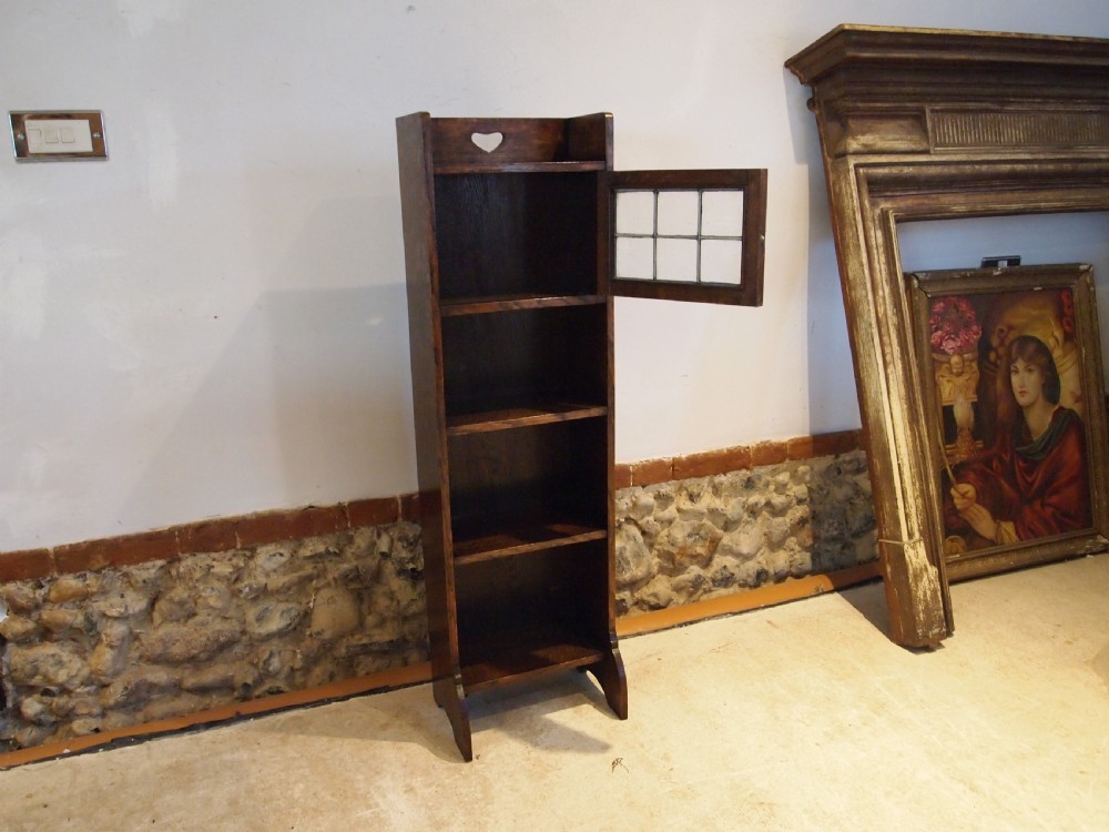 Bookcase Arts and Crafts Oak Liberty London c1900 View VI