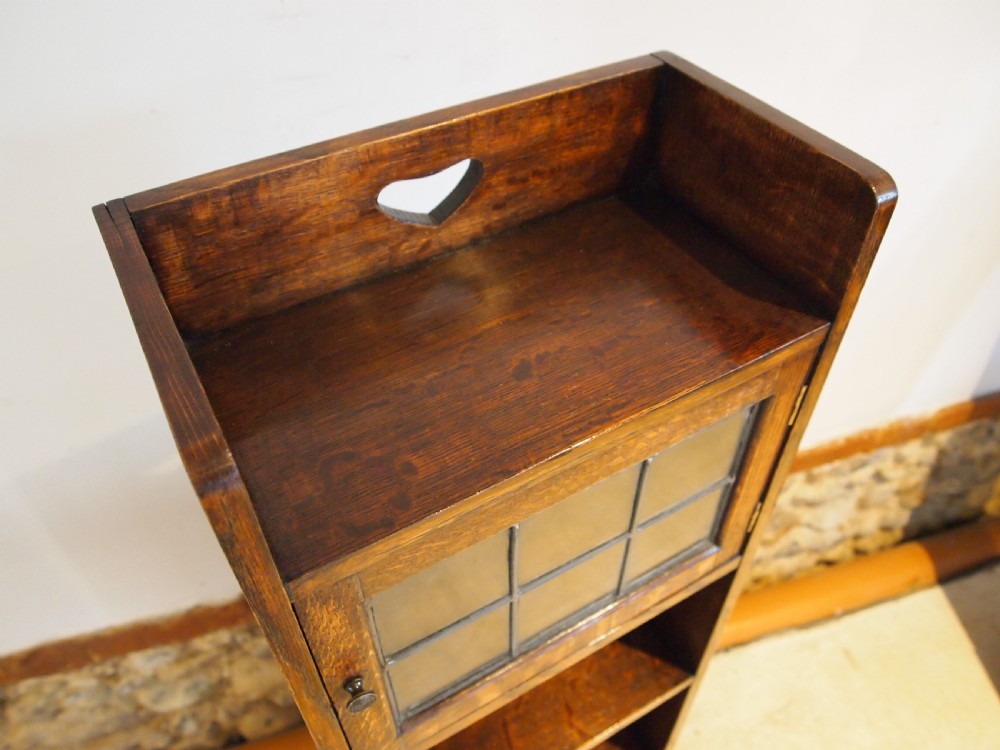 Bookcase Arts and Crafts Oak Liberty London c1900 View VII