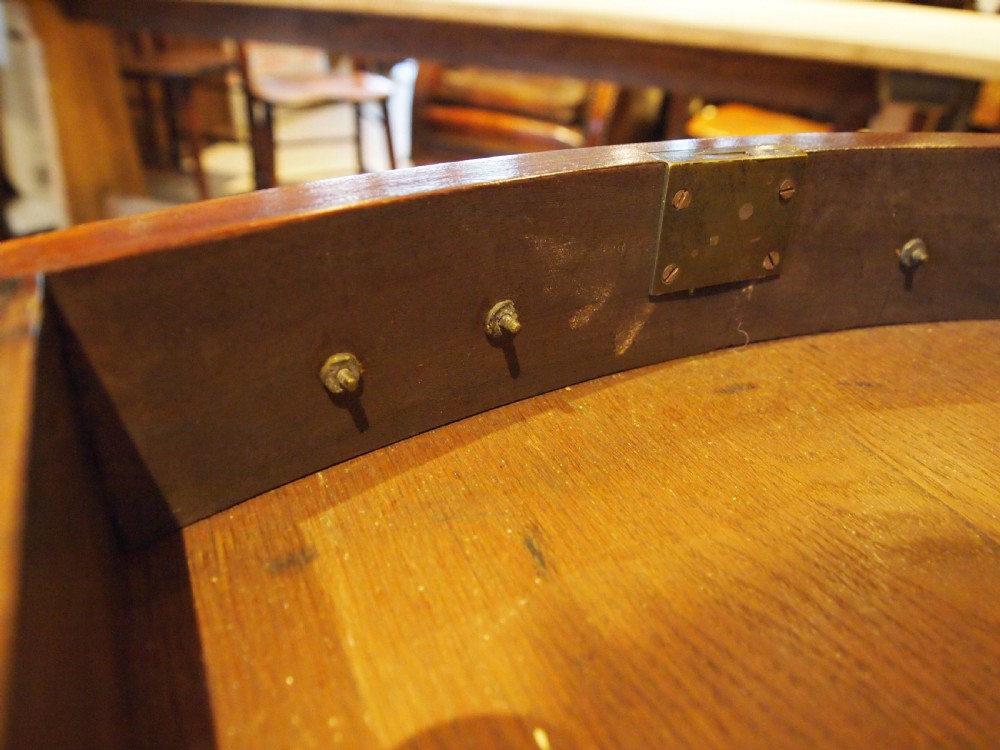 Table outstanding fine quality Edwardian Satinwood Pembroke table c1900 View XI
