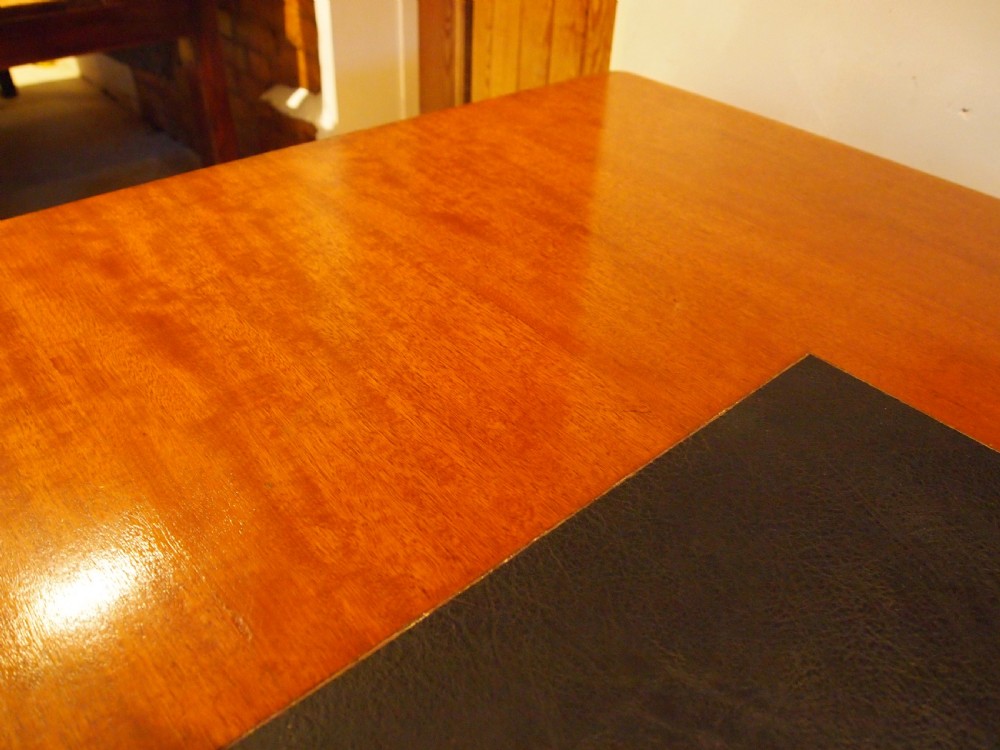 Desk rare Gimson and Slater Ltd three part desk Art Deco View VII