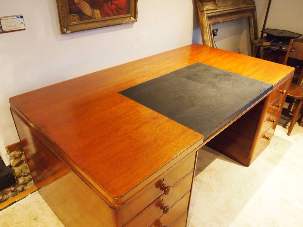 Desk rare Gimson and Slater Ltd three part desk Art Deco View VIII