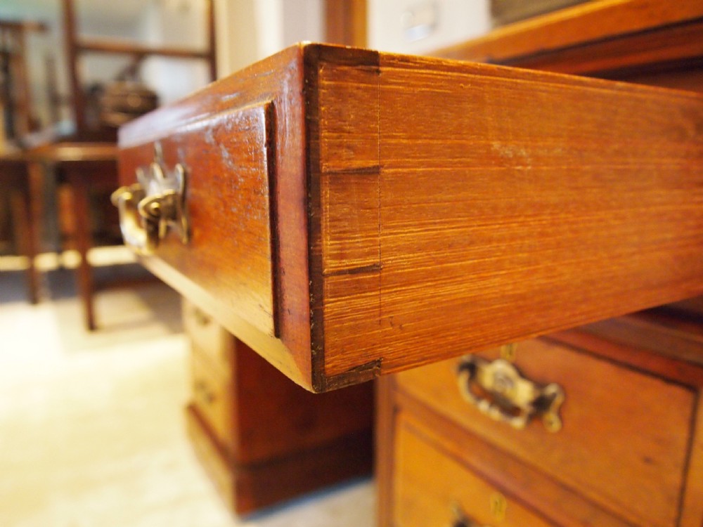 Desk stunning 3 part Victorian Walnut Arts and Crafts Hobbs and co c1870 View X