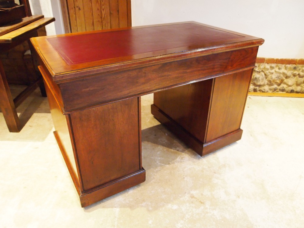Desk stunning 3 part Victorian Walnut Arts and Crafts Hobbs and co c1870 View XIV