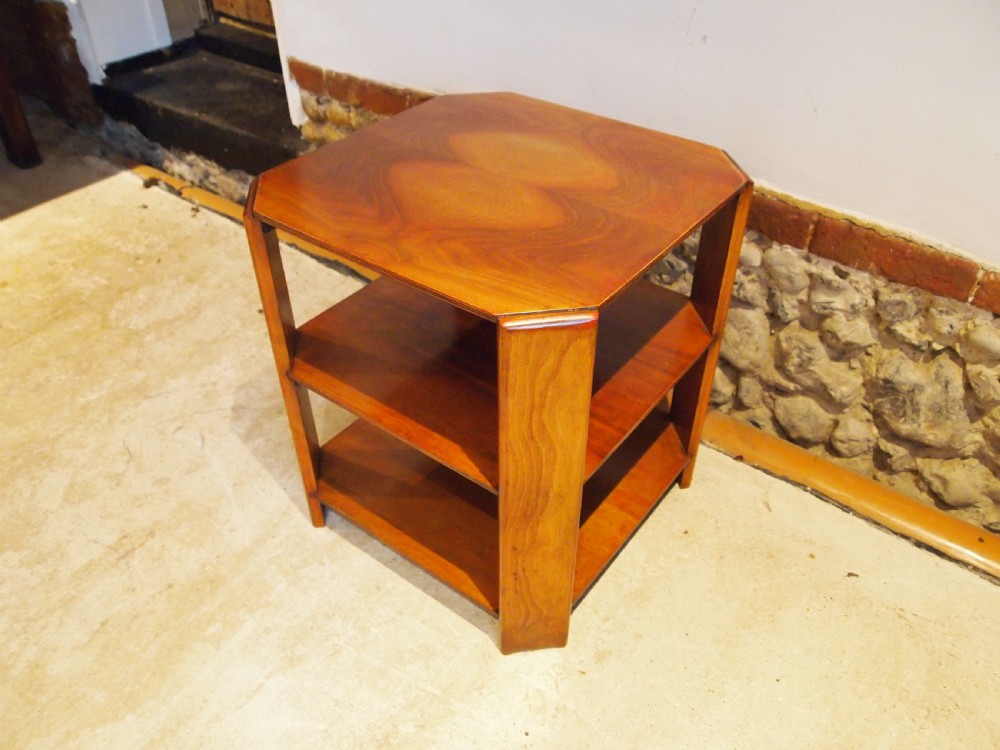 Table Walnut veneer Art Deco James Philips & Sons Bristol c1920 View II