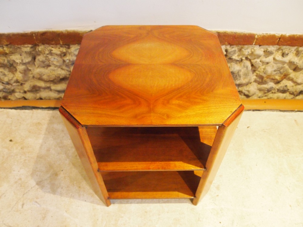 Table Walnut veneer Art Deco James Philips & Sons Bristol c1920 View VII