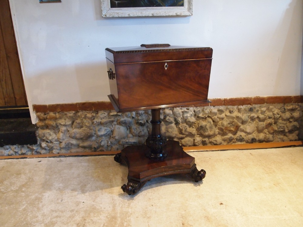 Work table outstanding sewing Fine Regency Mahogany c1820