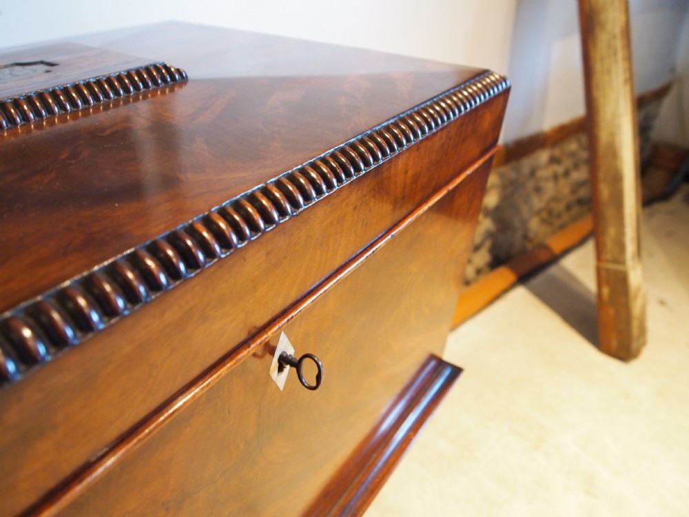 Work table outstanding sewing Fine Regency Mahogany c1820 View IV