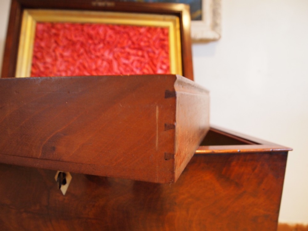 Work table outstanding sewing Fine Regency Mahogany c1820 View V