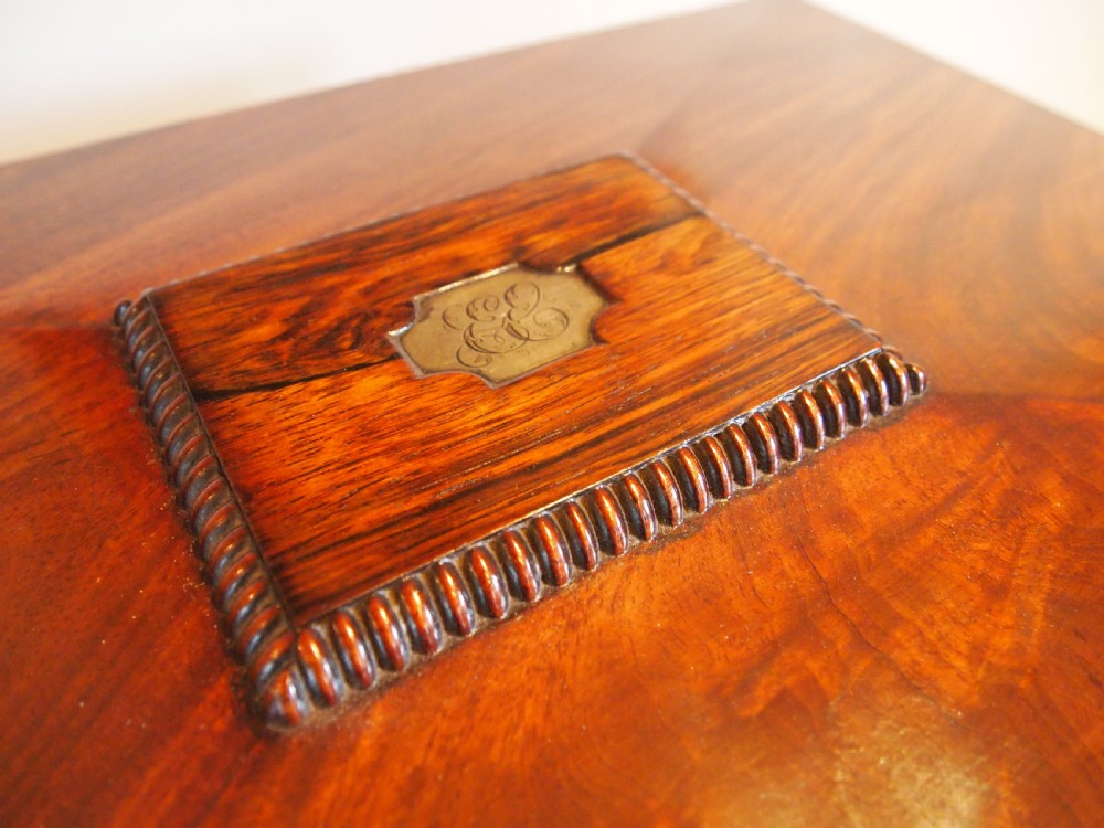 Work table outstanding sewing Fine Regency Mahogany c1820 View VI