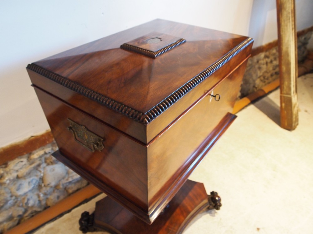 Work table outstanding sewing Fine Regency Mahogany c1820 View XI