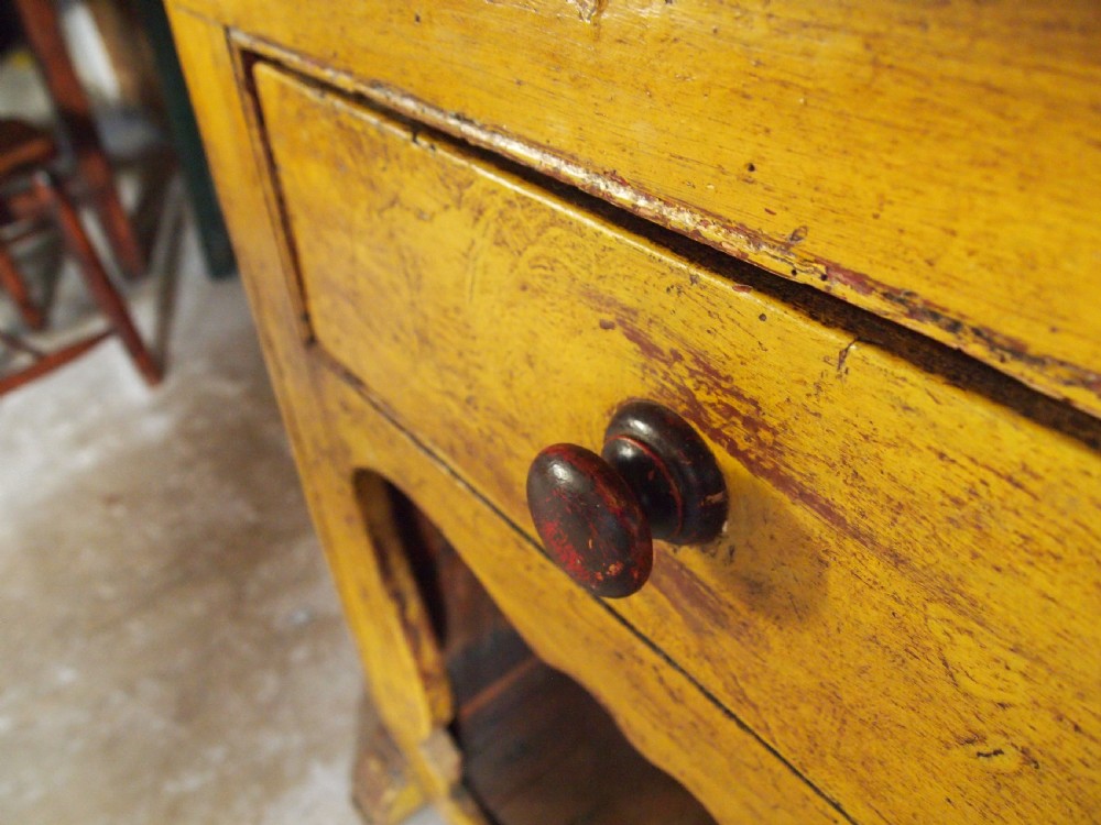 Dresser Pine Victorian original paint c1850 View X