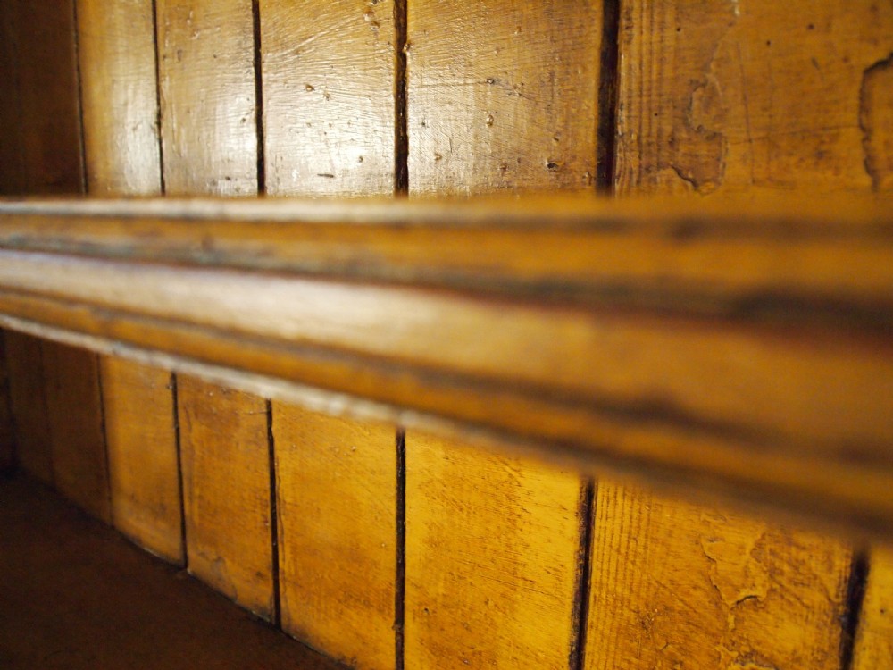 Dresser Pine Victorian original paint c1850 View XII
