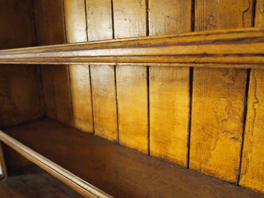 Dresser Pine Victorian original paint c1850 View XIV
