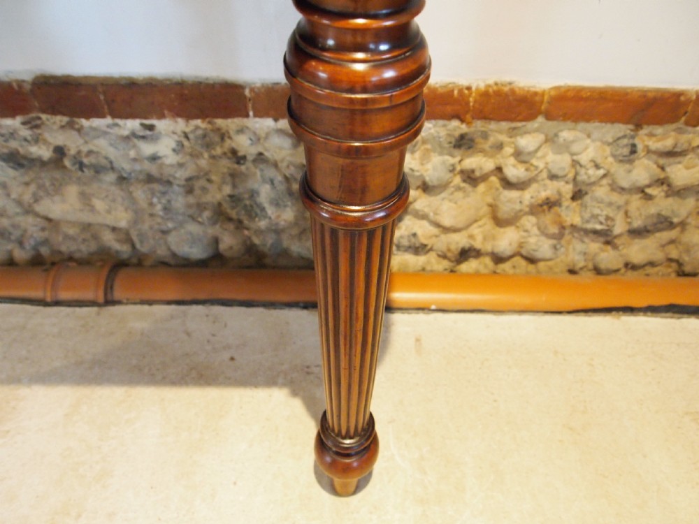 Table hall console side Victorian Chamberlains Norwich c1890 View II