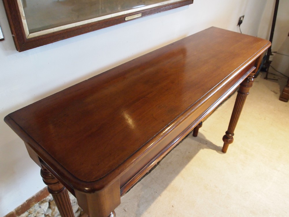 Table hall console side Victorian Chamberlains Norwich c1890 View III
