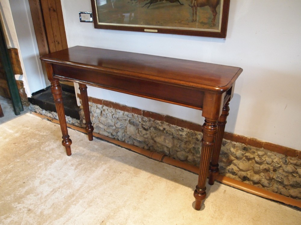 Table hall console side Victorian Chamberlains Norwich c1890 View VI