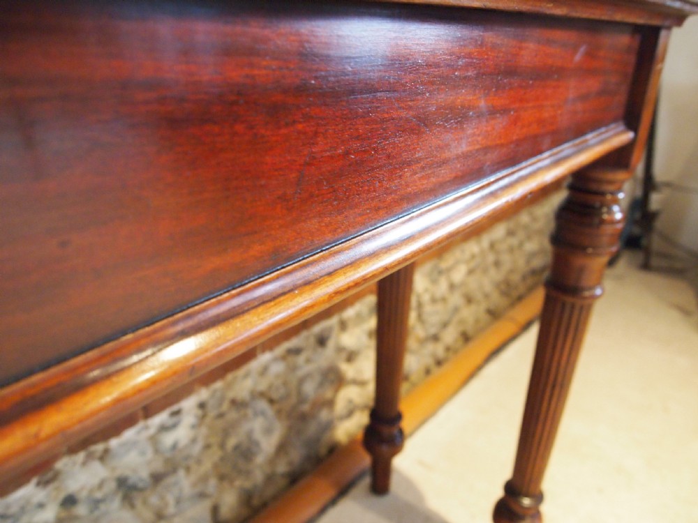 Table hall console side Victorian Chamberlains Norwich c1890 View VII