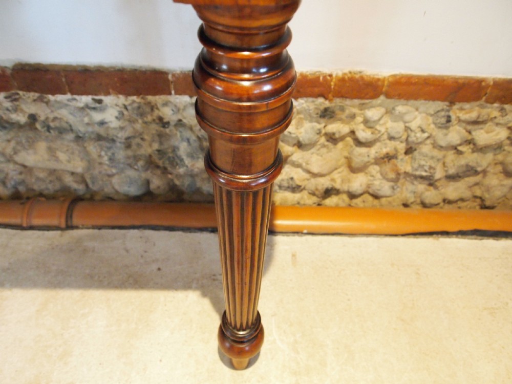 Table hall console side Victorian Chamberlains Norwich c1890 View XII