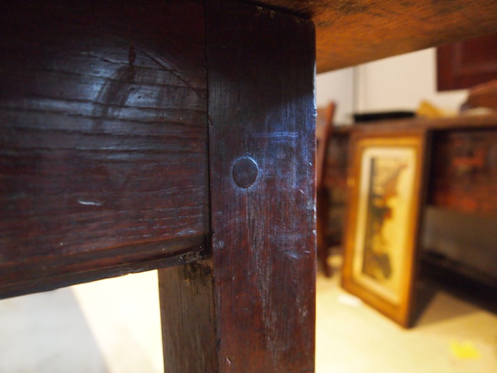 Table stunning English Oak Refectory farmhouse dining provenance c1780 View X